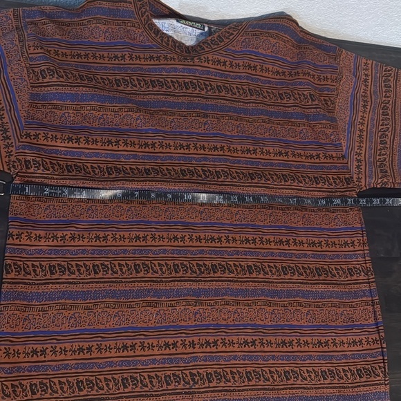 Vintage Sham Safari All African Over Print 90’s Tee Shirt Size Medium - Picture 5 of 6